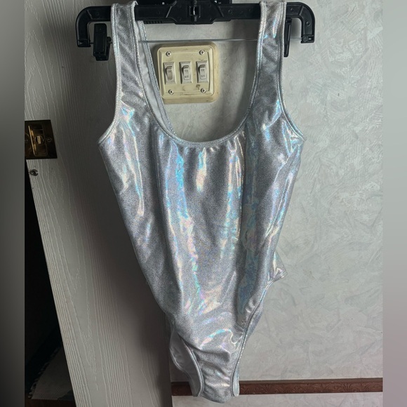 Burnt Soul Irisdescent Rave Bodysuit. Size 12-14. Which is a Large - Picture 1 of 5